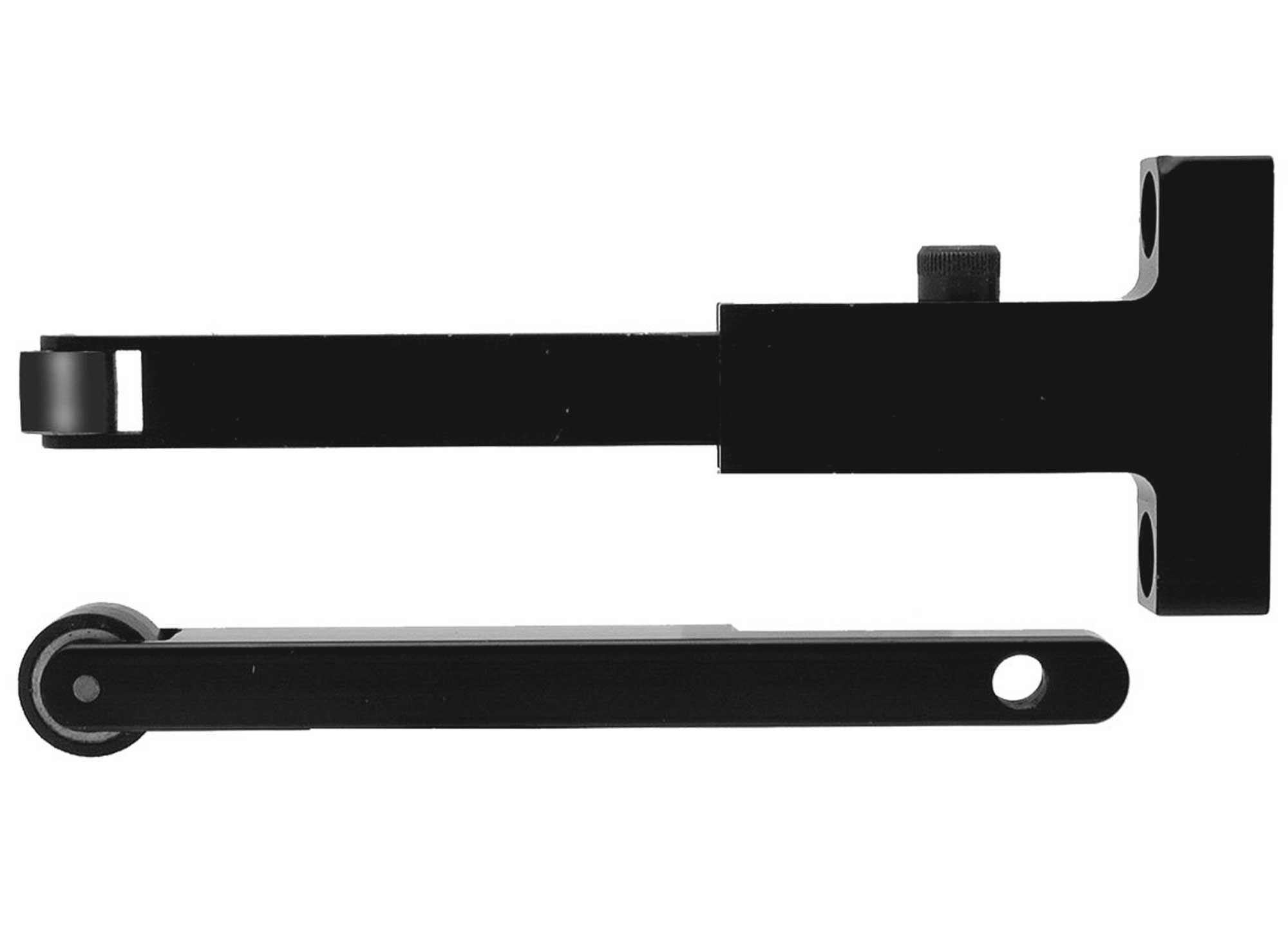 1423 Arm, 1/2` Assy with DA2212 wheel - rubber wheel measures 7/16` x 3/8`